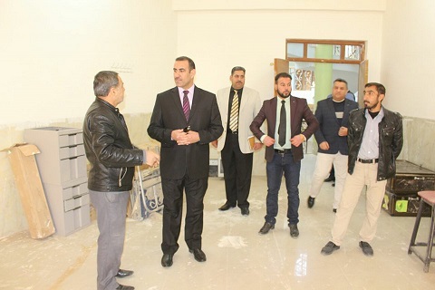زيارة مباركة من رئيس الجامعة